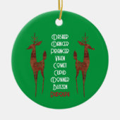 オーナメント – サンタズトナカイ – ルドルフ (正面)