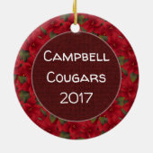 オーナメント-サンタSoccerball セラミックオーナメント (裏面)