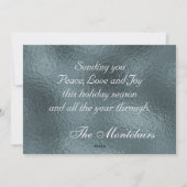 オーナメント、シルバースクリプト&フレーム写真 – Silver シーズンカード (裏面)