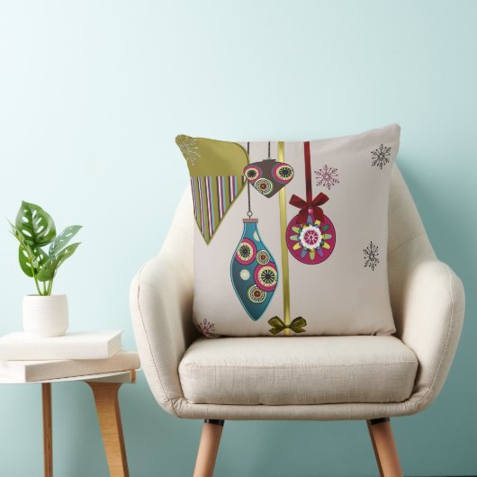 オーナメント&ジェムストーンズホリデー装飾用クッション クッション (椅子)