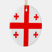 オーナメント（ジョージア州旗） セラミックオーナメント (右)