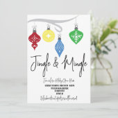 オーナメント ジンジャル＆ミンジャル ホリデー オープン ハウス 招待状 (スタンド正面)