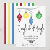 オーナメント ジンジャル＆ミンジャル ホリデー オープン ハウス 招待状 (正面/裏面)