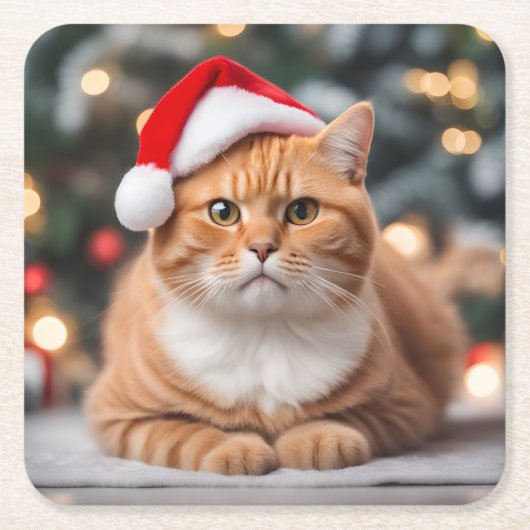 オーナメント スクエアペーパーコースター (正面)