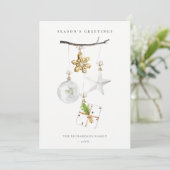 オーナメント スター クッキー チャイム シーズンズ グリーティングス シーズンカード (スタンド正面)