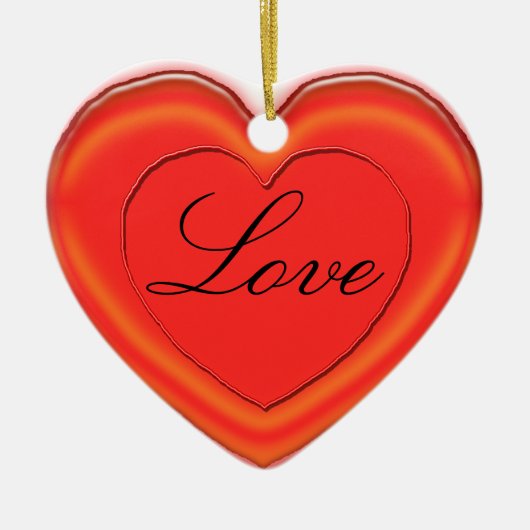 オーナメント – ゼリーハート(名前あり) (正面)