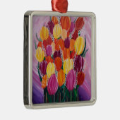 オーナメント(チューリップ – ギットやめ対) メタルオーナメント (右)