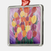 オーナメント(チューリップ – ギットやめ対) メタルオーナメント (左)