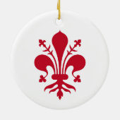オーナメント(トスカーナ州フィレンツェ国旗) セラミックオーナメント (裏面)