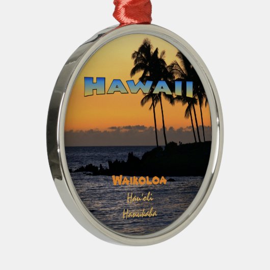 オーナメント:トワイライトアットワイコロア(プレミアムラウンド) メタルオーナメント (右)