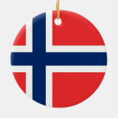 オーナメント(ノルウェー国旗) セラミックオーナメント (裏面)