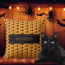 オーナメント ハロウィン 黒猫 愛好家 カボチャ ペット