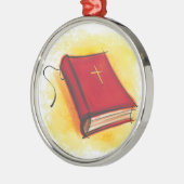 オーナメント：バイブル・クリスマス・オーナメント メタルオーナメント (左)