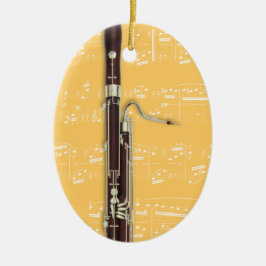 オーナメント-バスーン2 -あなたの色を選んで下さい セラミックオーナメント