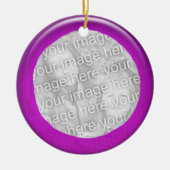 オーナメント – パープルボール (正面)