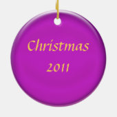 オーナメント – パープルボール (裏面)