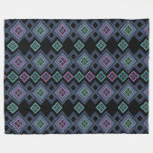 オーナメント、ビーズ フリースブランケット (正面(横))