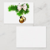 オーナメント フラット ノート カード (正面/裏面)