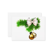 オーナメント フラット ノート カード (正面/裏面インサイチュ)