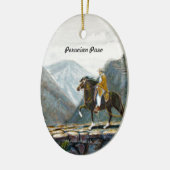 オーナメント、ペルー山道 セラミックオーナメント (左)