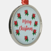 オーナメント：メリークリスマス メタルオーナメント (右)