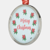 オーナメント：メリークリスマス メタルオーナメント (左)