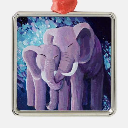 オーナメント（一緒に） メタルオーナメント (正面)