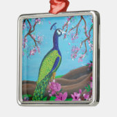 オーナメント（一羽の羽を合わせた鳥） メタルオーナメント (左)