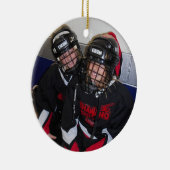 オーナメント-写真とのパーソナライズなSHL セラミックオーナメント (右)