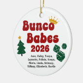 オーナメント 名前入り Bunco Babes (左)