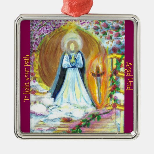 オーナメント: 大天使Uriel メタルオーナメント (正面)