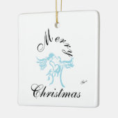 オーナメント：愛の天使 セラミックオーナメント (左)