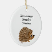 オーナメント、木の装飾、ハリネズミ、10代のなギフト、 セラミックオーナメント (右)
