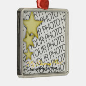オーナメント、正方形の報酬、テンプレートは、あなたのpicを加えます! メタルオーナメント (右)