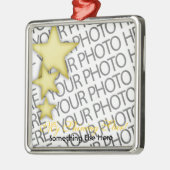オーナメント、正方形の報酬、テンプレートは、あなたのpicを加えます! メタルオーナメント (左)