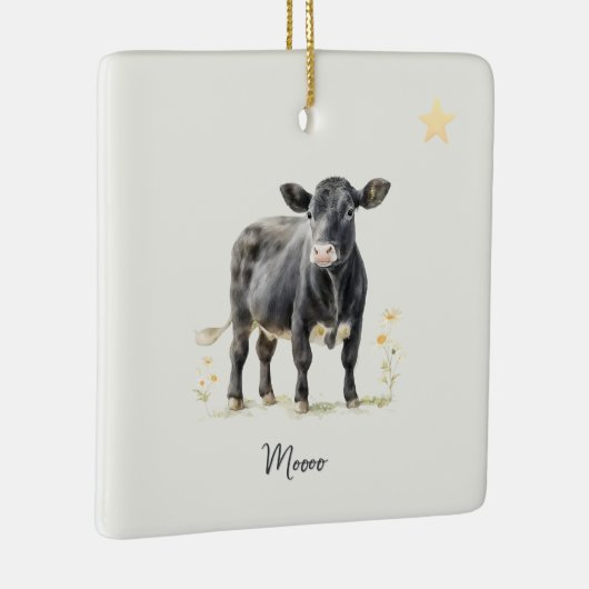 オーナメント – 牛 (右)