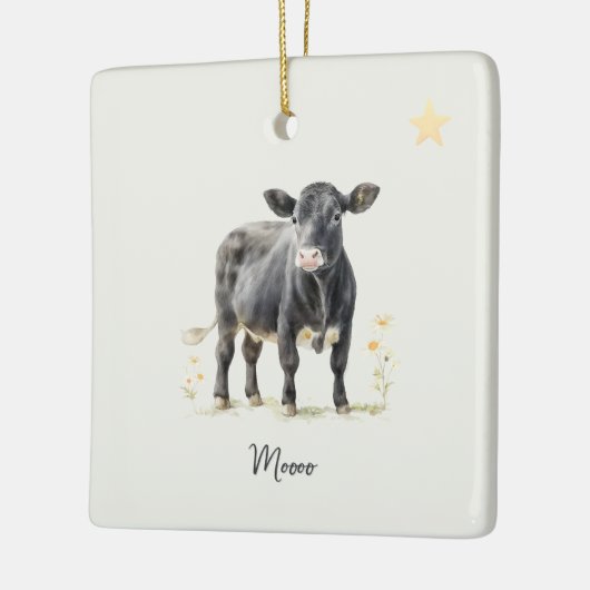 オーナメント – 牛 (左)