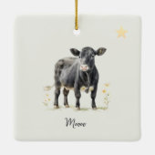 オーナメント – 牛 (裏面)