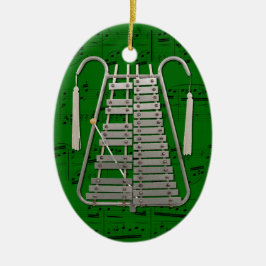 オーナメント-行進の鉄琴-あなたの色を選んで下さい セラミックオーナメント