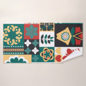 オーナメント、要素の幾何配置、c バスタオル (バスタオル)