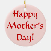 オーナメント – 赤い《植物》百日草 (裏面)