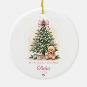 オーナメント 赤ちゃんの初めてのクリスマス (裏面)