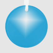 オーナメント – 黒猫シルエットとスター (裏面)