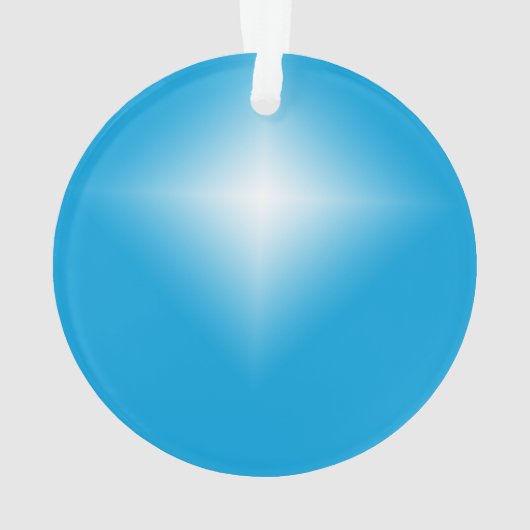 オーナメント – 黒猫シルエットとスター (裏面)