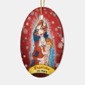 オーナメント#3 セラミックオーナメント (左)