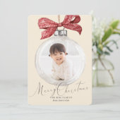 オーナメント(Bow Photo Christmas) シーズンカード (スタンド正面)
