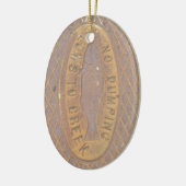 オーナメント- Flows to Creek セラミックオーナメント (左)