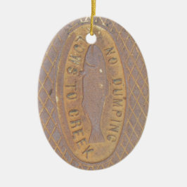 オーナメント- Flows to Creek セラミックオーナメント