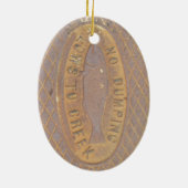 オーナメント- Flows to Creek セラミックオーナメント (裏面)