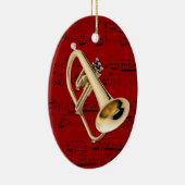オーナメント- Flugelhorn -あなたの色を選んで下さい セラミックオーナメント (右)